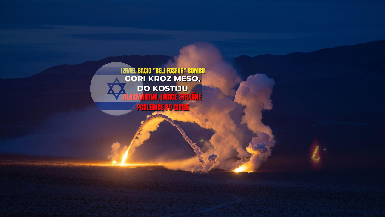 Gori kroz mišiće do kosti:"Izrael bacio 'beli fosfor' bombu"