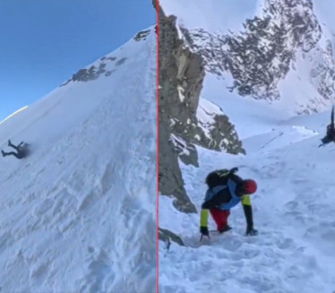 OKLIZNUO SE I PREŽIVEO PAD S 600m: Zaboleo ga samo mali prst