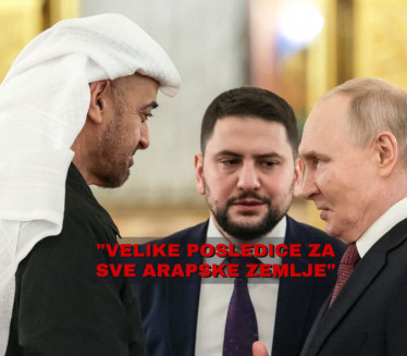 "VELIKE POSLEDICE ZA SVE ARAPSKE ZEMLJE" Putin pozvao Zajeda