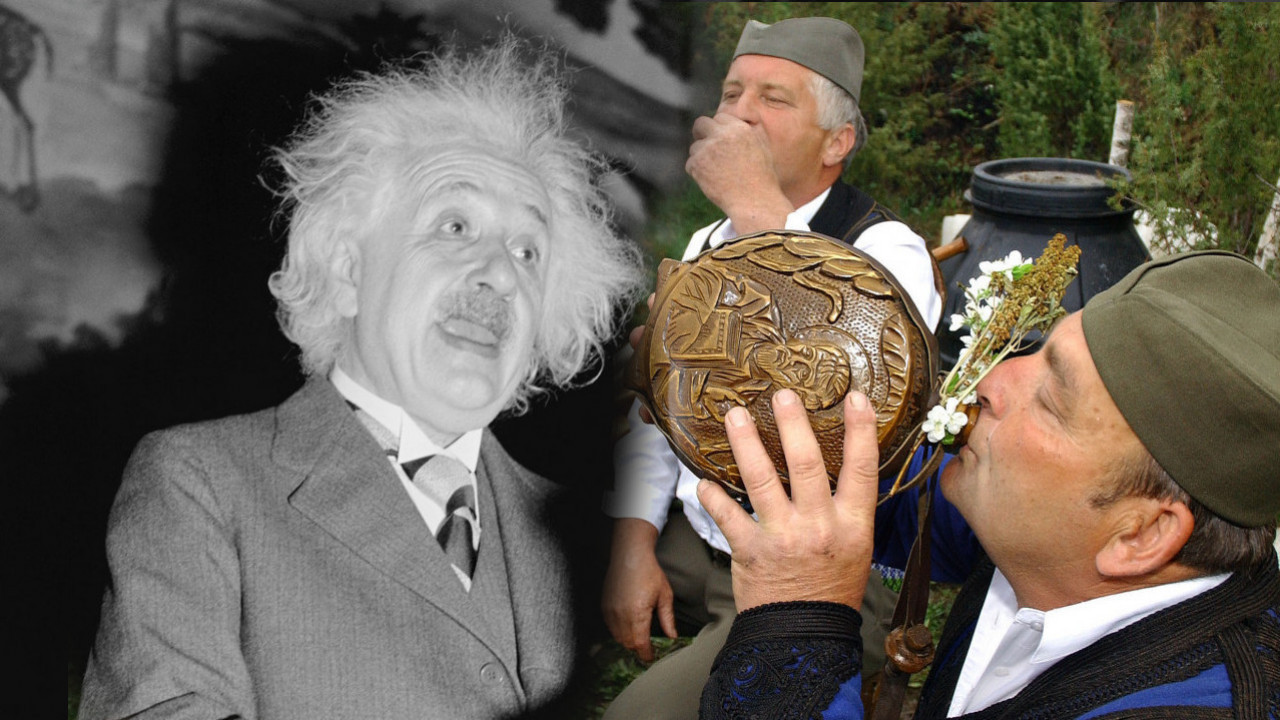 AJNŠTAJN O SRBIMA Oni su genijalni - piju od rođenja do smrti