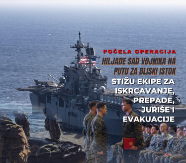 OPERACIJA POČELA Hiljade SAD marinaca na putu za Bliski istok