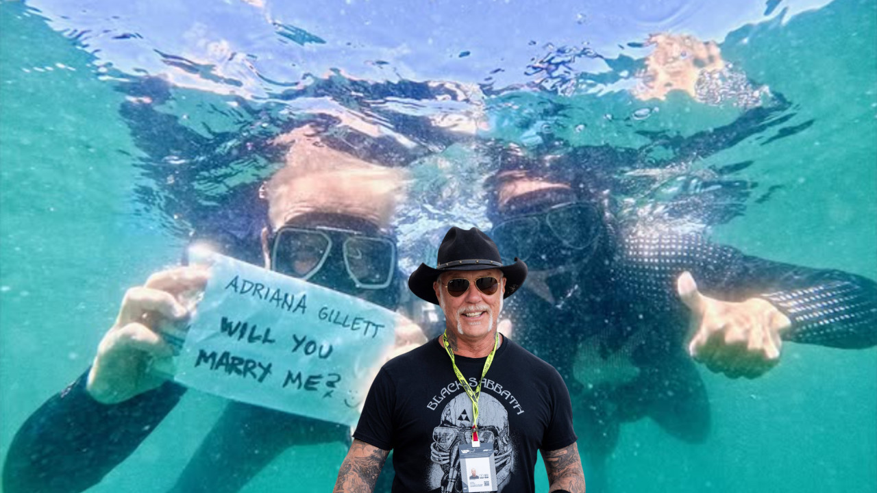 Певач "Металике" се верио у 7. деценији - и то под водом