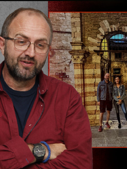 LEPA ITALIJANKA: Tika Špic zaveo 19 leta mlađu koleginicu