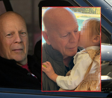 NOVA FOTKA BRUSA VILISA: Unuka u naručju, prizor topi srca