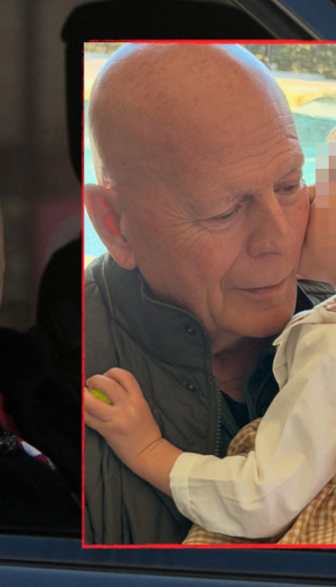 NOVA FOTKA BRUSA VILISA: Unuka u naručju, prizor topi srca