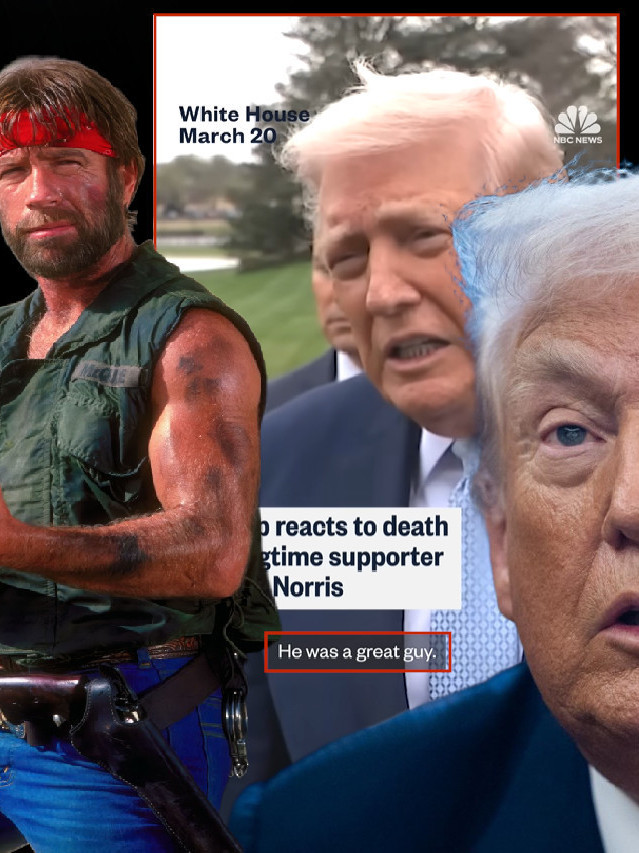 Tramp od novinara čuo za smrt Čak Norisa "Vau! Sjajan momak"