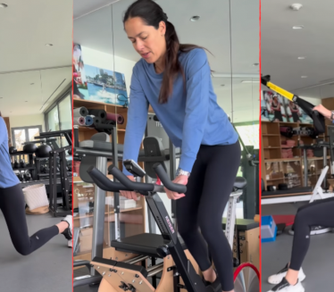 PREZNOJENA, U TERETANI: Evo kako izgleda jedan Anin trening