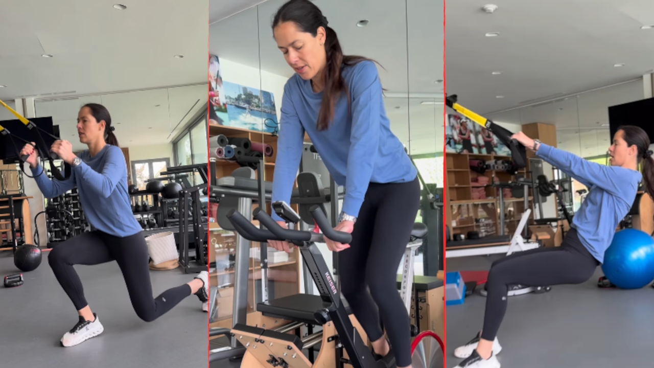 PREZNOJENA, U TERETANI: Evo kako izgleda jedan Anin trening