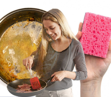 ТРИК ИСКУСНИХ ДОМАЋИЦА: Како да очистите задњу страну тигања