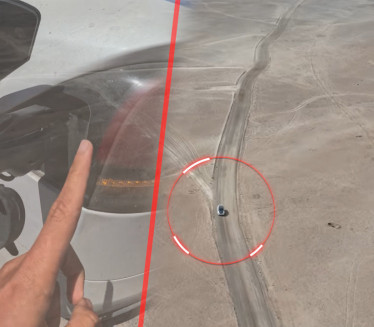 Ispraznila mu se baterija usred pustinje na električnom autu