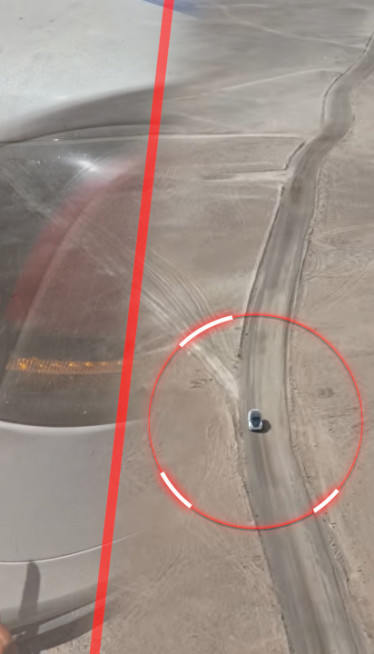 Испразнила му се батерија усред пустиње на електричном ауту