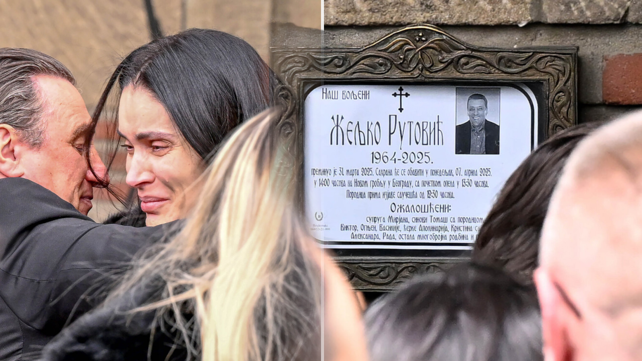 "ŽIVOT BEZ TEBE NIJE ISTI..." Rutovićeva udovica slomljena