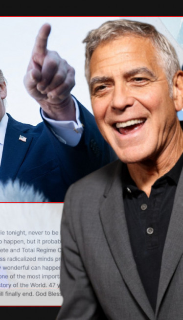 Udario na Klunija - glumac izneo "PRLJAV VEŠ" o Trampu