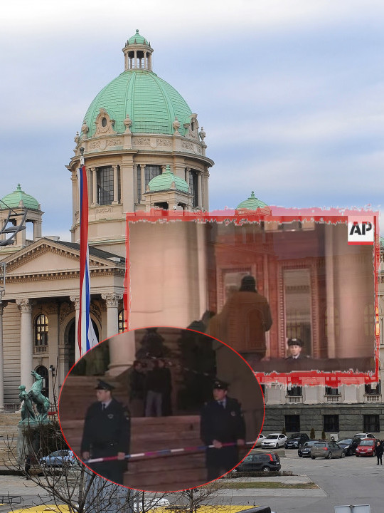 OSTAVIO 3 KOVERTE Samoubistvo eks šefa MUPa ispred Skupštine