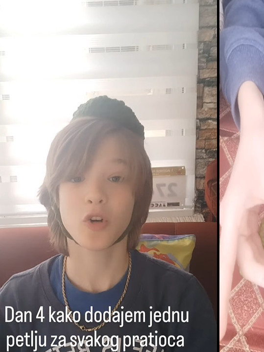 Dečak očarao Srbe: Radi najveći ćilim ikad ,200.000 ga prati