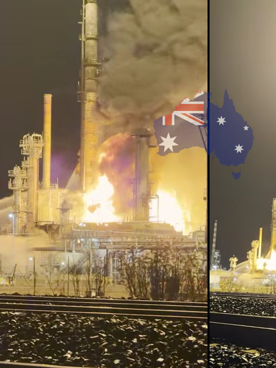 Usred rata u Iranu: Gori najveća rafinerija nafte Australije