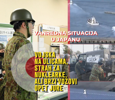Vanredna situacija u Japanu: Vojska hitno izašla na ulice