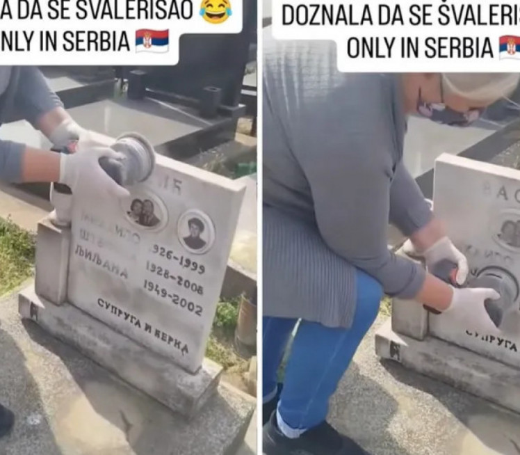 Снимак са гробља постао ХИТ: "Дознала да се швалерисао"