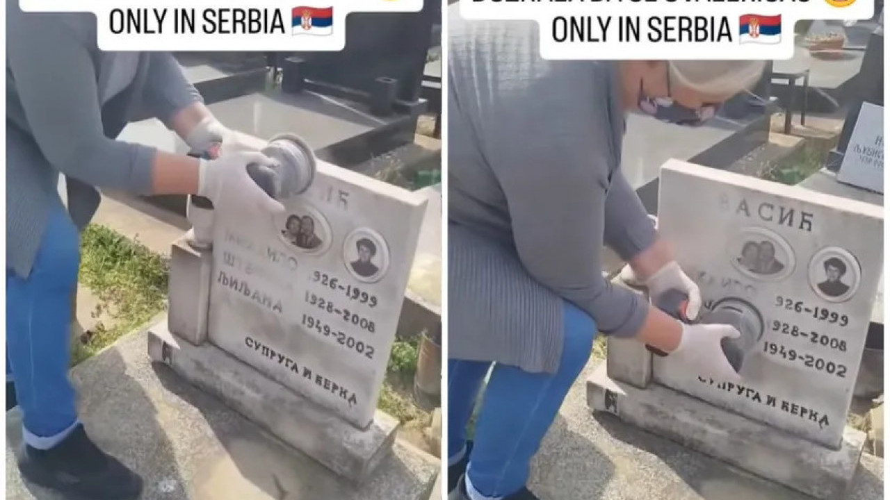 Снимак са гробља постао ХИТ: "Дознала да се швалерисао"