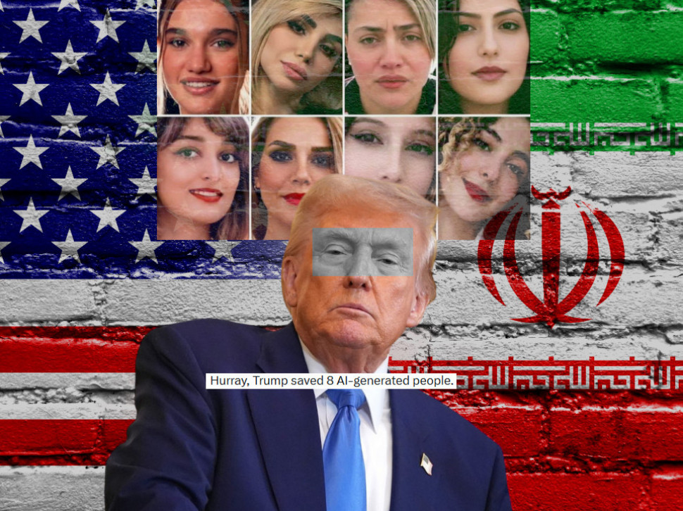 Tramp nasamaren: Likovao zbog puštanja Iranki, a one su AI?