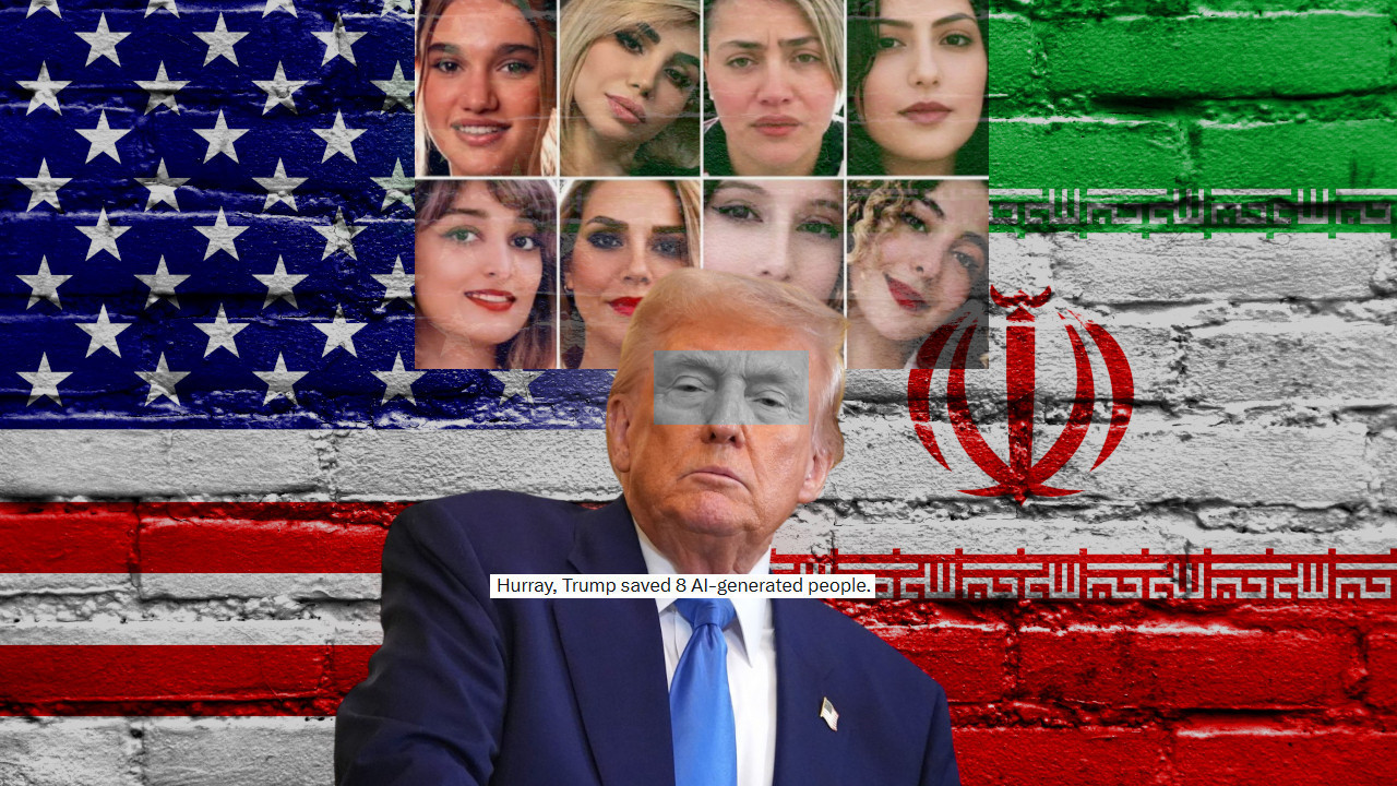 Tramp nasamaren: Likovao zbog puštanja Iranki, a one su AI?