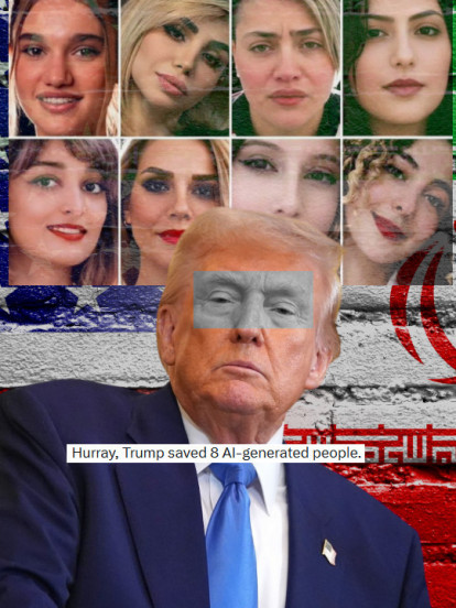 Tramp nasamaren: Likovao zbog puštanja Iranki, a one su AI?