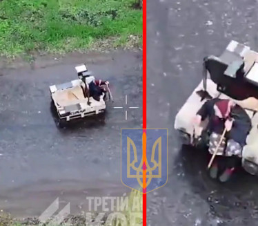 Neverovatan snimak bake sa UKR fronta: Vidite šta je uradila