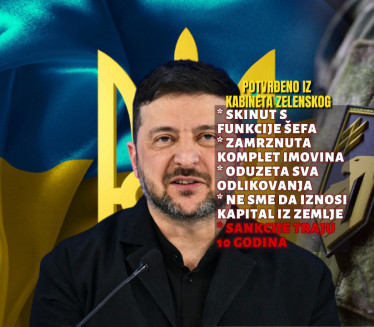 Skandal u Ukrajini: Zelenski potvrdio,skinut s funkcije šefa