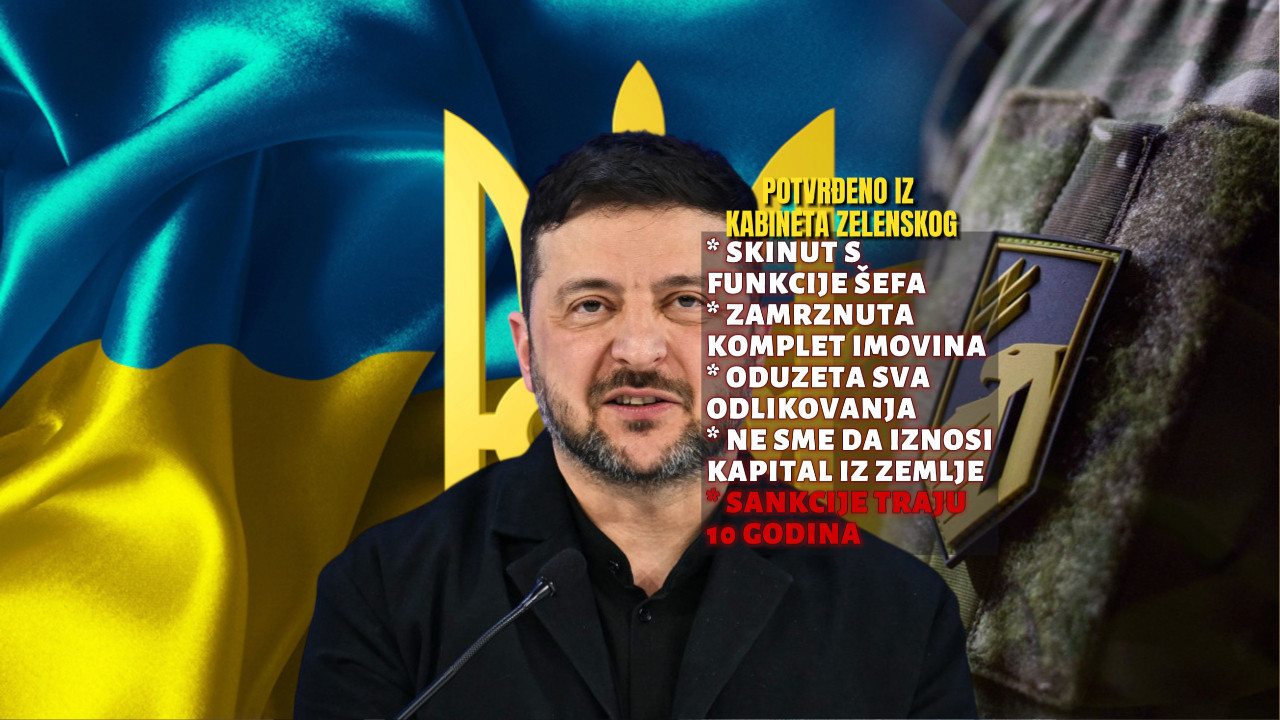 Скандал у Украјини: Зеленски потврдио,скинут с функције шефа