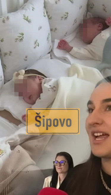 Stigle prirodno začete trojke: Šipovo slavi mamu Ilijanu