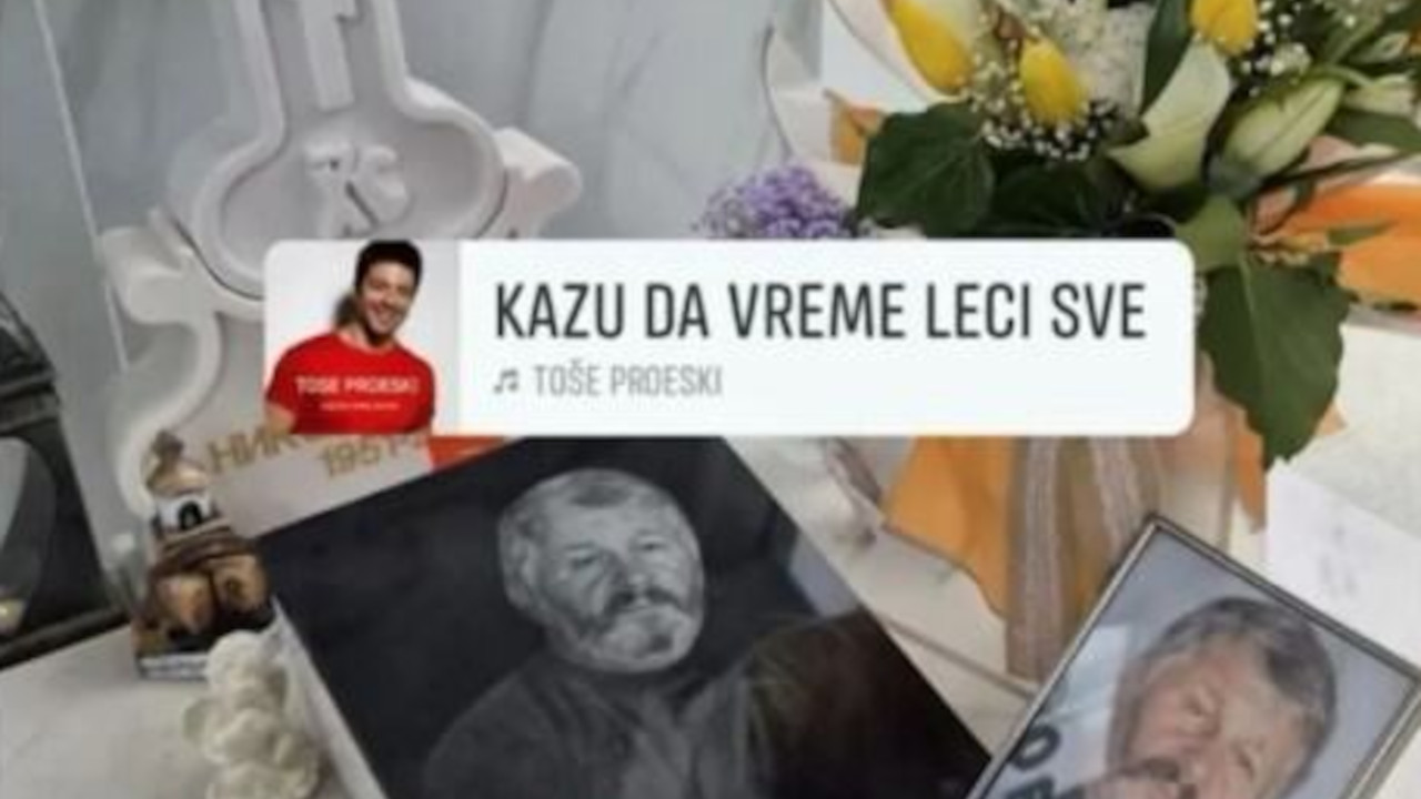 Sestra Tošeta Proeskog objavila bolne kadrove sa groblja
