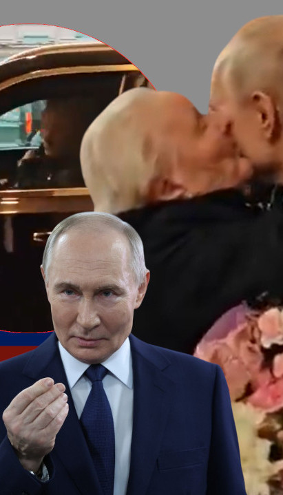Gospodin!Putin izveo učiteljicu na večeru i darovao joj cveće
