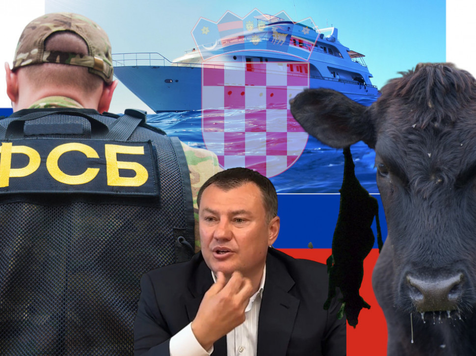 ФСБ агент бежао у лешу краве,тражили га на јахти у Хрватској