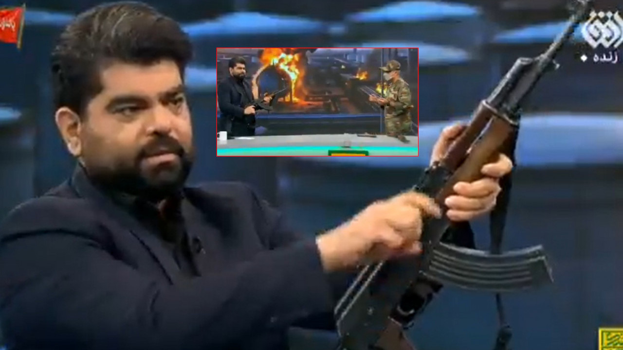 Iranska TV: Voditelj uzeo kalašnjikov, napunio ga, pa zapucao