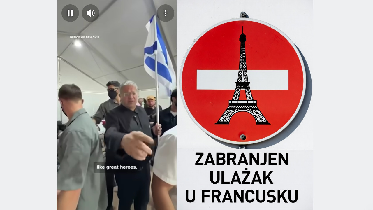 Objavljen video:Što su Francuzi zabranila ulazak IZR ministru