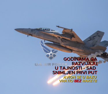 Prvi put fotkano tajno oružje SAD,avion se vratio bez rakete