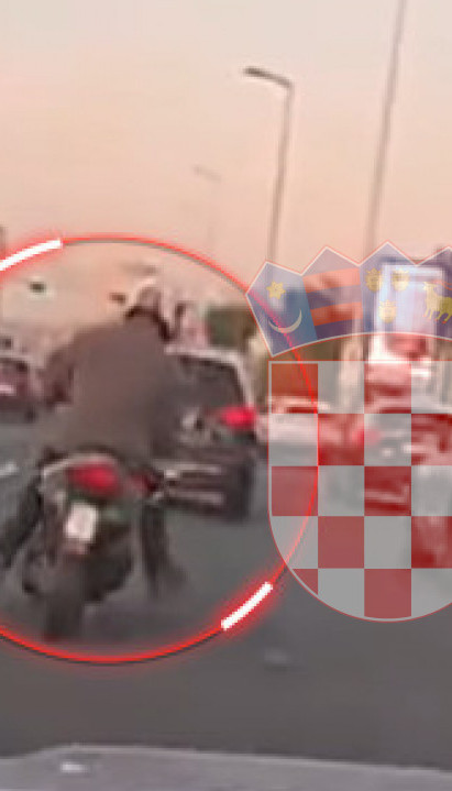 Punih 45 min. snimali pijanog motociklistu - šok scena u ZG