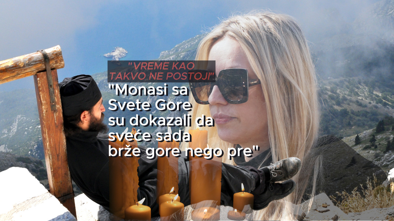 "Monasi sa Svete Gore su dokazali da sveće sada brže gore"