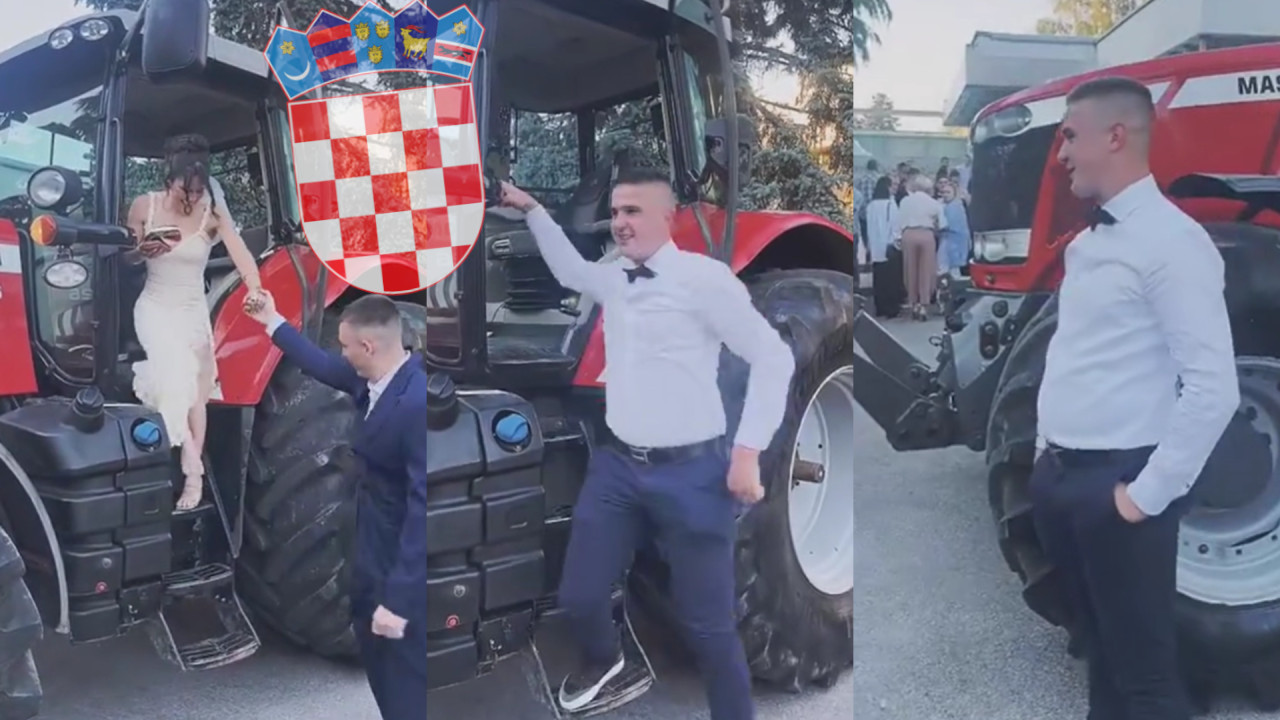 "Da pokažem ovima iz grada!" Na matursko veče - traktorom