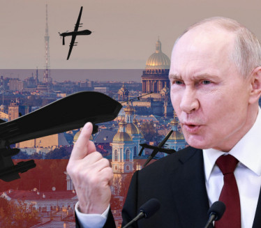 Дроновима на Путинов родни град! "Спровели смо санкције"