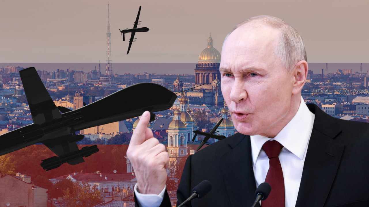 Dronovima na Putinov rodni grad! "Sproveli smo sankcije"