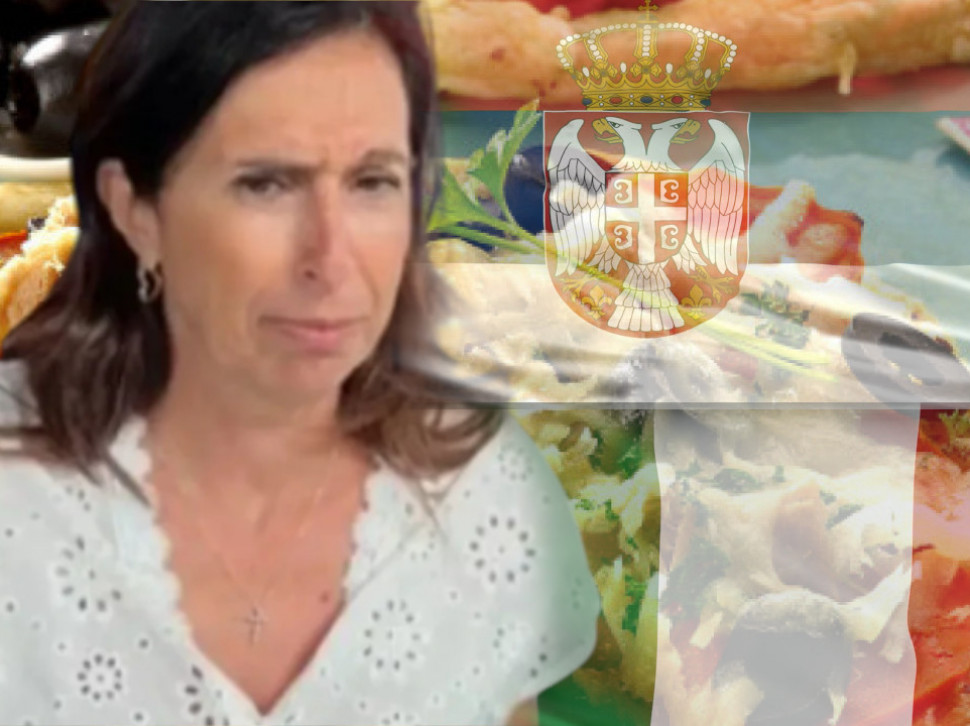 Napravila skandal: Italijanka probala picu u Srbiji