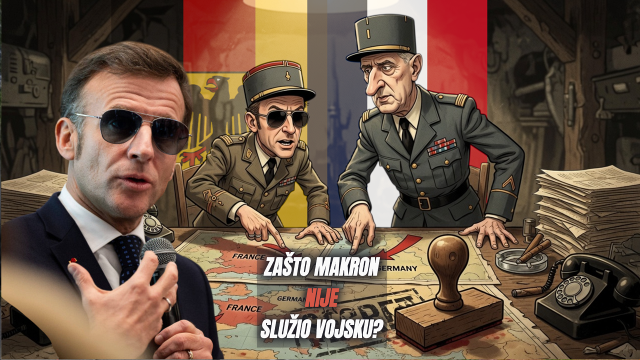 Што Макрон није био у војсци?"Да јесам,ево који род бих био"