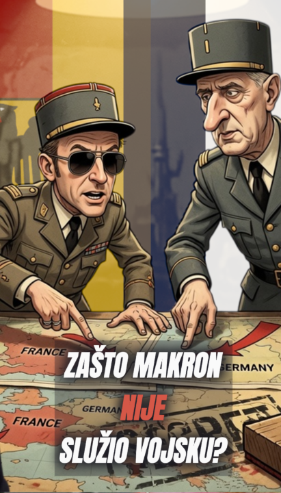 Што Макрон није био у војсци?"Да јесам,ево који род бих био"