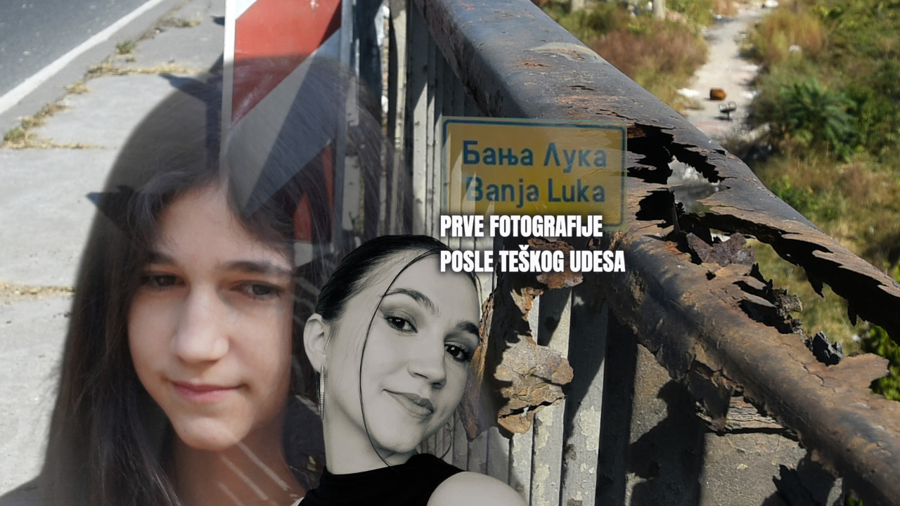 Хорор,ауто слетео с моста: Прва фото удеса Даре из Јасеновца