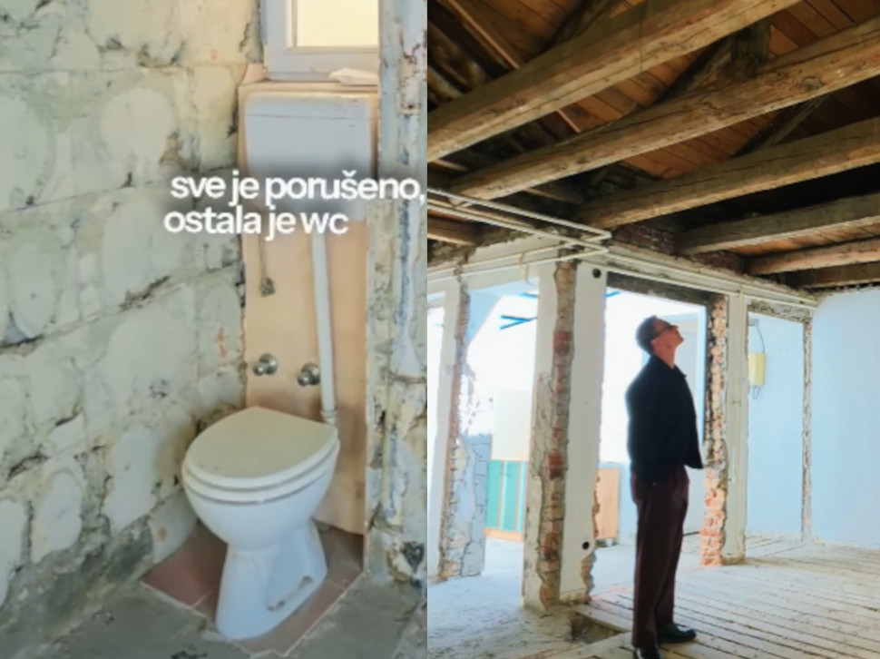 "Sve srušeno" Od glumčevog stana na Vračaru ostala "WC" šolja