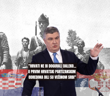 "U prvim hrvatski partizanskim odredima bili su većma Srbi"