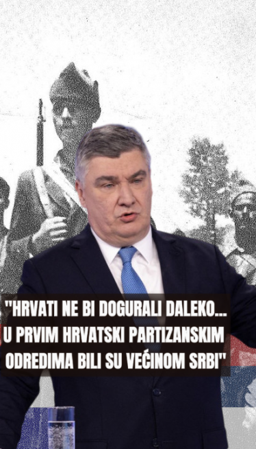 "U prvim hrvatski partizanskim odredima bili su većma Srbi"