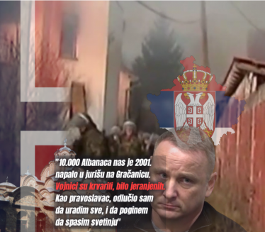 "2001.хтео да гинем за Грачаницу"Официр Норвешке,православац