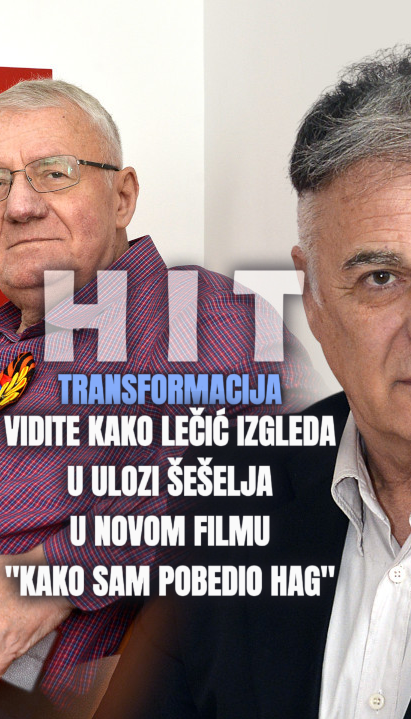 Hit: Vidite kako izgleda Lečić u ulozi Šešelja u novom filmu